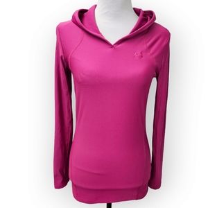 Under Armour Magenta Pull Over Hoodie Size Medium